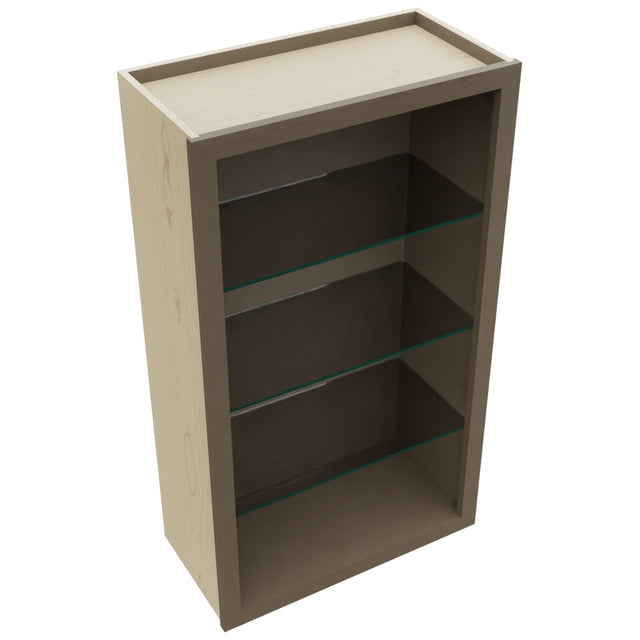 Fabuwood Mocha NDW2442 Wall Standard No Door Cabinet, Top View