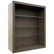 Fabuwood Mocha NDW3036 Wall Standard No Door Cabinet, Front View