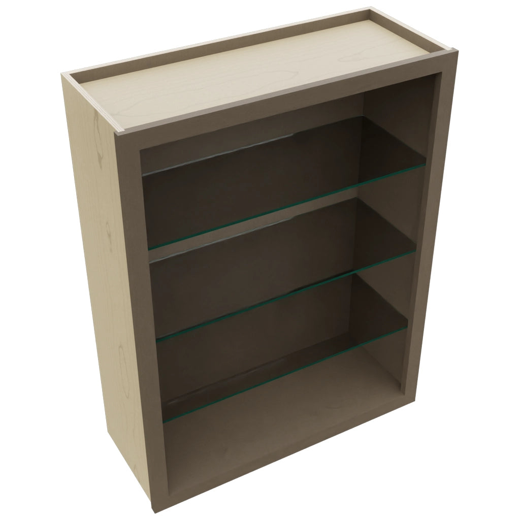 Fabuwood Mocha NDW3039 Wall Standard No Door Cabinet, Top View