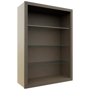 Fabuwood Mocha NDW3042 Wall Standard No Door Cabinet, Front View