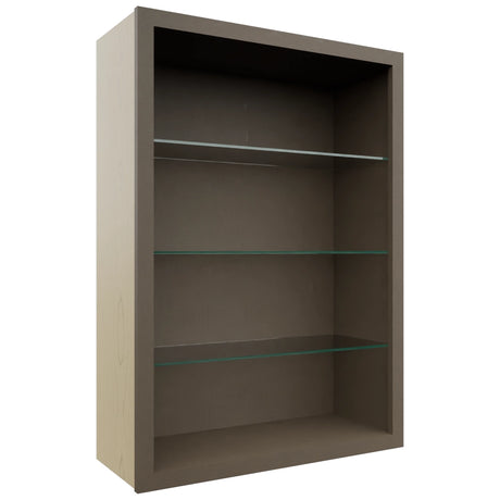 Fabuwood Mocha NDW3042 Wall Standard No Door Cabinet, Front View