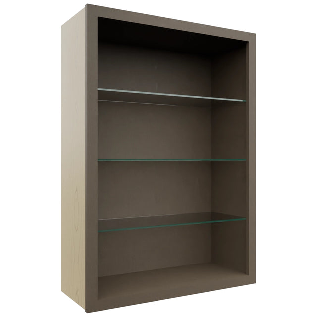 Fabuwood Mocha NDW3042 Wall Standard No Door Cabinet, Front View