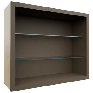 Fabuwood Mocha NDW3630 Wall Standard No Door Cabinet, Front View