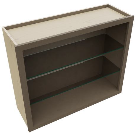 Fabuwood Mocha NDW3630 Wall Standard No Door Cabinet, Top View