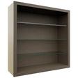 Fabuwood Mocha NDW3636 Wall Standard No Door Cabinet, Front View