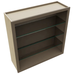 Fabuwood Mocha NDW3636 Wall Standard No Door Cabinet, Top View