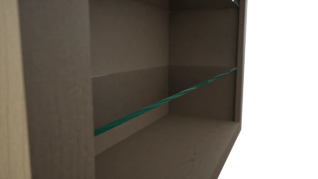 Fabuwood Mocha NDW3636 Wall Standard No Door Cabinet, Detail View