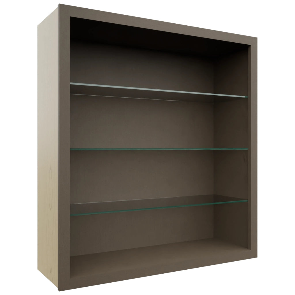 Fabuwood Mocha NDW3639 Wall Standard No Door Cabinet, Front View