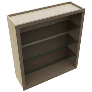 Fabuwood Mocha NDW3639 Wall Standard No Door Cabinet, Top View