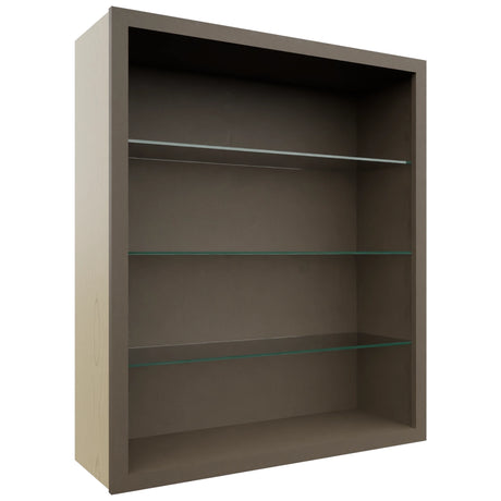 Fabuwood Mocha NDW3642 Wall Standard No Door Cabinet, Front View