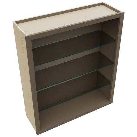 Fabuwood Mocha NDW3642 Wall Standard No Door Cabinet, Top View