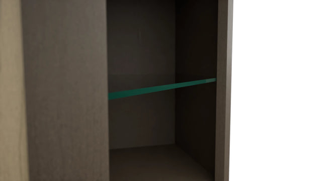 Fabuwood Mocha NDWDC2430 Wall Corner Diagonal No Door Cabinet, Detail View