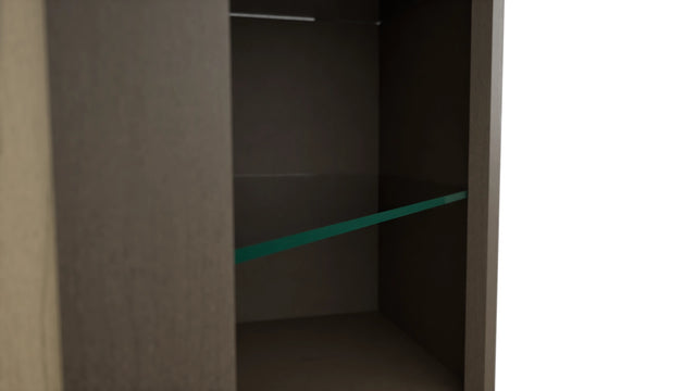 Fabuwood Mocha NDWDC2436 Wall Corner Diagonal No Door Cabinet, Detail View