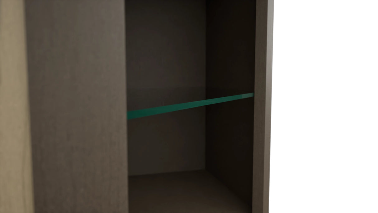 Fabuwood Mocha NDWDC2439 Wall Corner Diagonal No Door Cabinet, Detail View