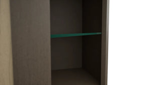 Fabuwood Mocha NDWDC2442 Wall Corner Diagonal No Door Cabinet, Detail View