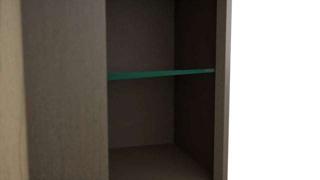 Fabuwood Mocha NDWDC2442 Wall Corner Diagonal No Door Cabinet, Detail View
