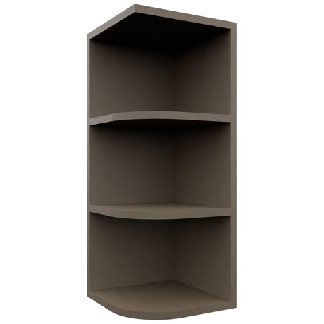 Fabuwood Mocha OE1230 Wall Open End Cabinet, Front View