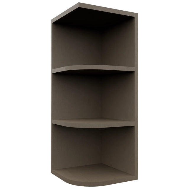 Fabuwood Mocha OE1230 Wall Open End Cabinet, Front View