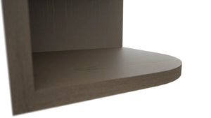 Fabuwood Mocha OE1230 Wall Open End Cabinet, Detail View