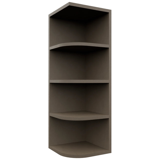 Fabuwood Mocha OE1236 Wall Open End Cabinet, Front View