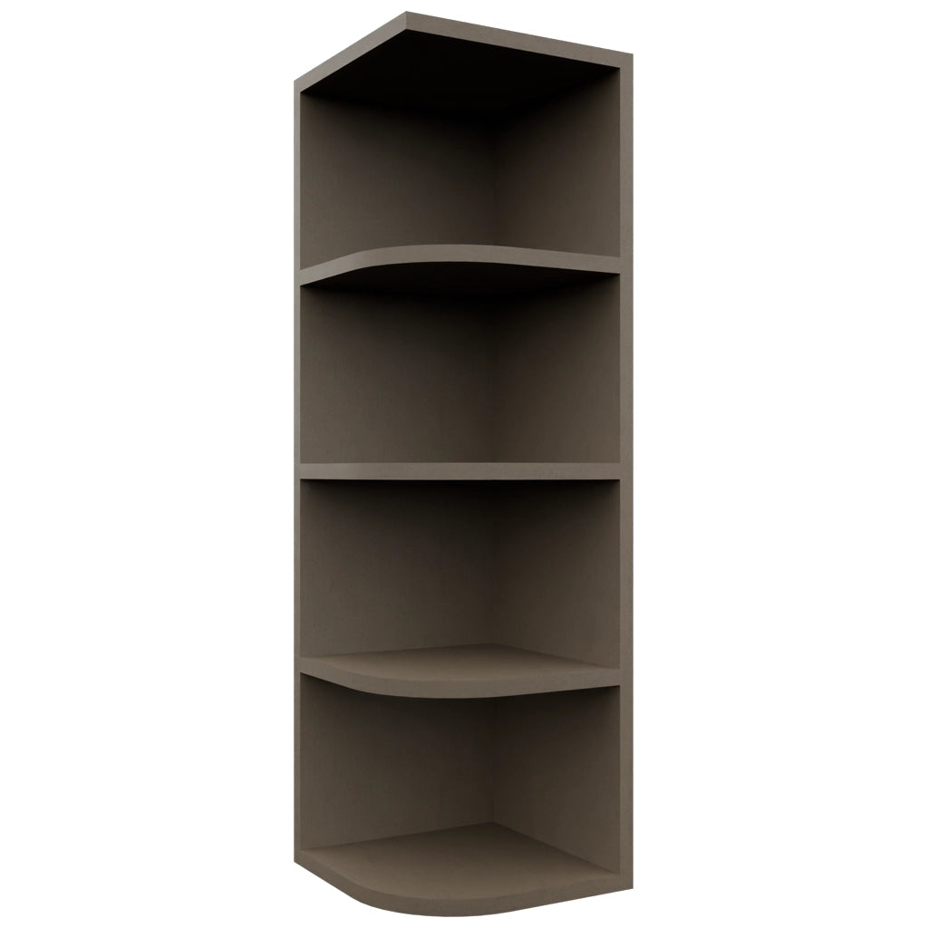 Fabuwood Mocha OE1239 Wall Open End Cabinet, Front View
