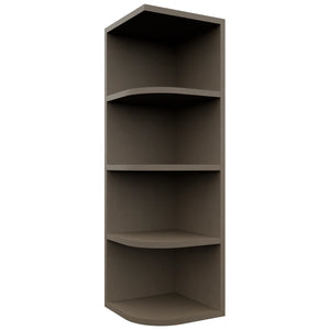 Fabuwood Mocha OE1239 Wall Open End Cabinet, Front View