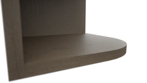 Fabuwood Mocha OE1239 Wall Open End Cabinet, Detail View