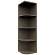 Fabuwood Mocha OE1242 Wall Open End Cabinet, Front View
