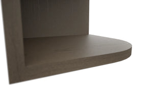 Fabuwood Mocha OE1242 Wall Open End Cabinet, Detail View