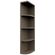 Fabuwood Mocha OER636 Wall Open End Cabinet, Front View