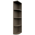 Fabuwood Mocha OER639 Wall Open End Cabinet, Front View