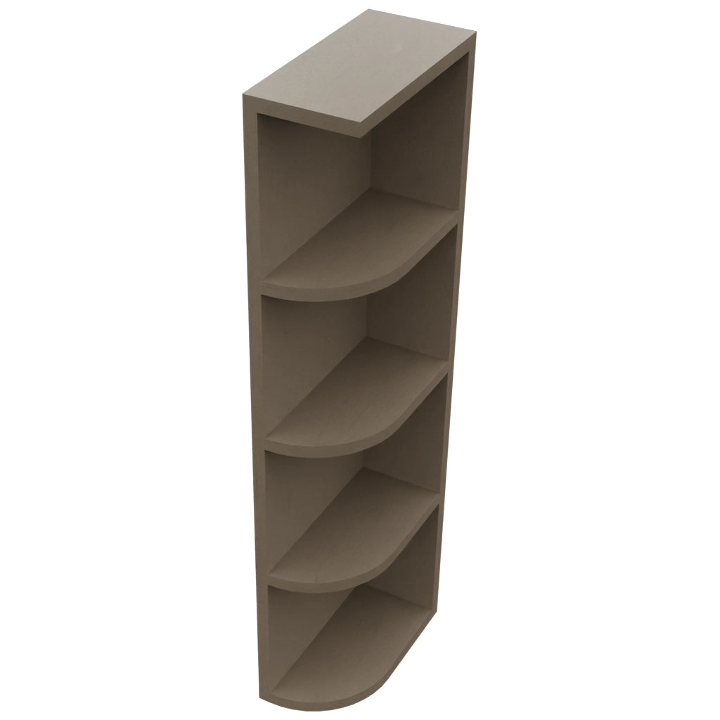 Fabuwood Mocha OER639 Wall Open End Cabinet, Top View