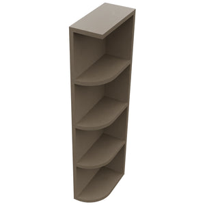 Fabuwood Mocha OER639 Wall Open End Cabinet, Top View