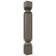 Fabuwood Mocha SP36 Base Post, Front View