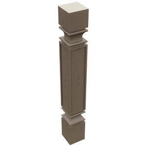 Fabuwood Mocha SP36 Base Post, Top View