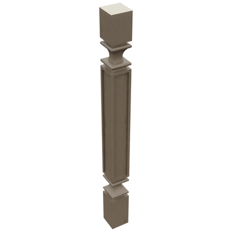 Fabuwood Mocha SP3X3 Base Post, Top View