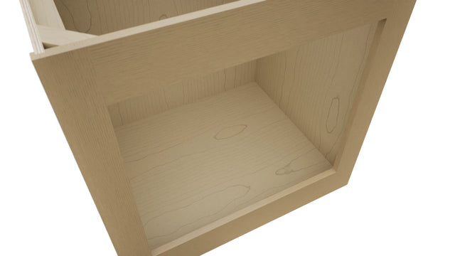 Fabuwood Natural Oak BOC30 Base Oven Cabinet, Detail View