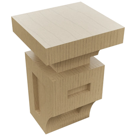 Fabuwood Natural Oak CMS Corbel, Top View