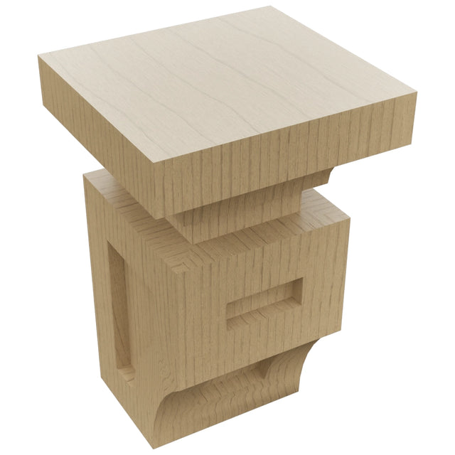 Fabuwood Natural Oak CMS Corbel, Top View