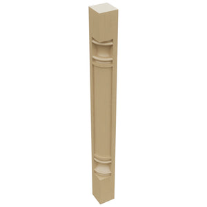 Fabuwood Natural Oak CP36 Base Post, Top View
