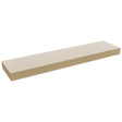 Fabuwood Natural Oak FLS42 Wall Floating Shelf, Front View