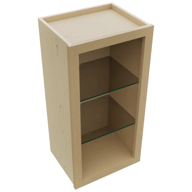 Fabuwood Natural Oak NDW1530 Wall Standard No Door Cabinet, Top View