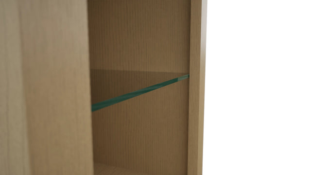 Fabuwood Natural Oak NDW1539 Wall Standard No Door Cabinet, Detail View