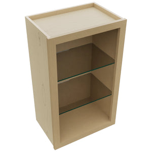 Fabuwood Natural Oak NDW1830 Wall Standard No Door Cabinet, Top View