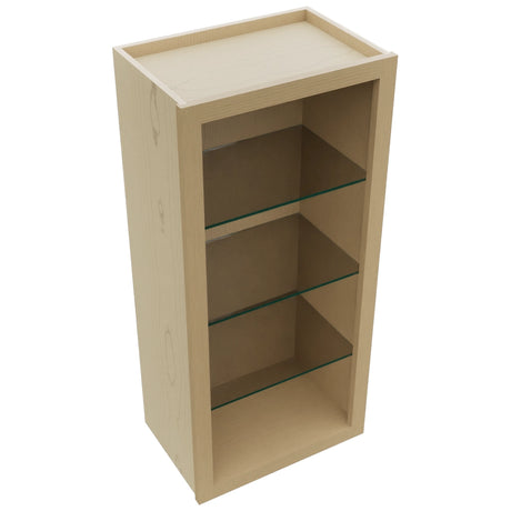Fabuwood Natural Oak NDW1839 Wall Standard No Door Cabinet, Top View