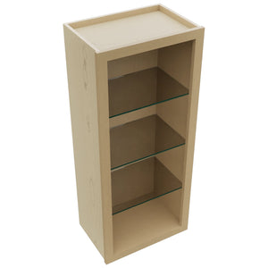 Fabuwood Natural Oak NDW1842 Wall Standard No Door Cabinet, Top View