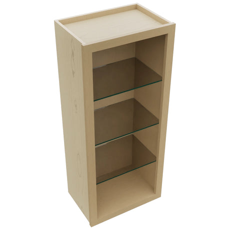 Fabuwood Natural Oak NDW1842 Wall Standard No Door Cabinet, Top View