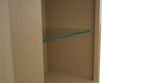 Fabuwood Natural Oak NDW1842 Wall Standard No Door Cabinet, Detail View