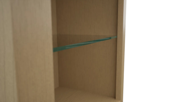 Fabuwood Natural Oak NDW1842 Wall Standard No Door Cabinet, Detail View
