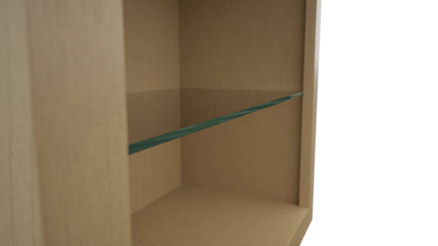 Fabuwood Natural Oak NDW2430 Wall Standard No Door Cabinet, Detail View